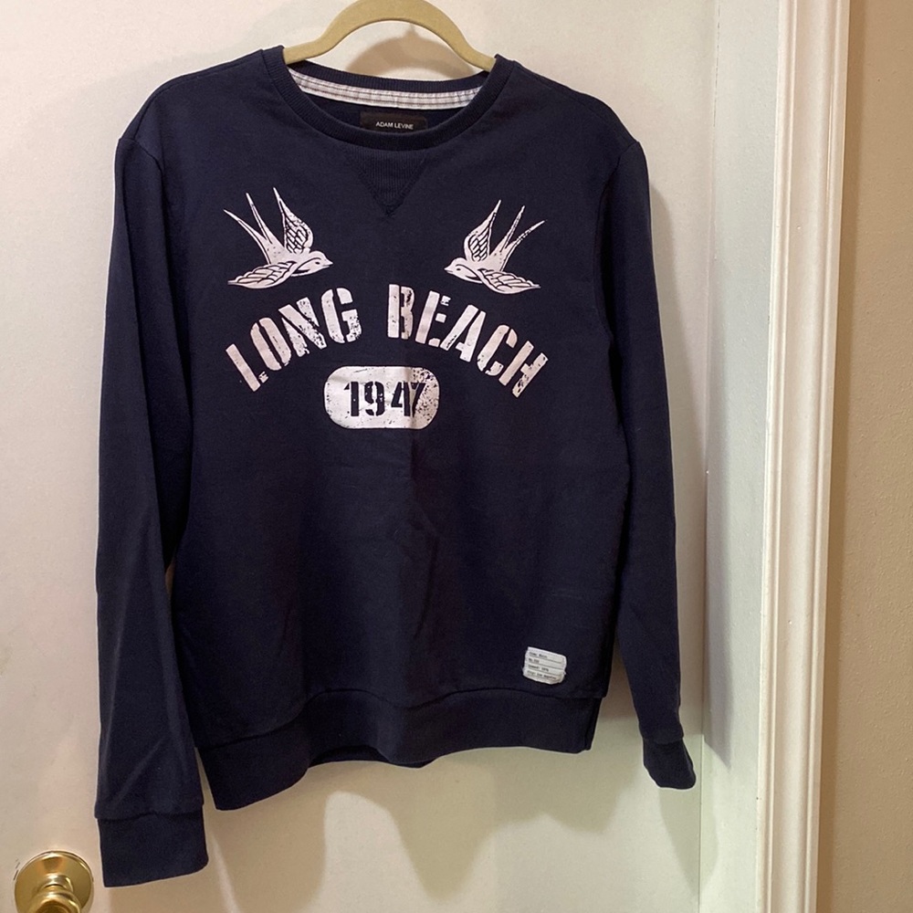 Adam Levine Navy Blue Sweatshirt